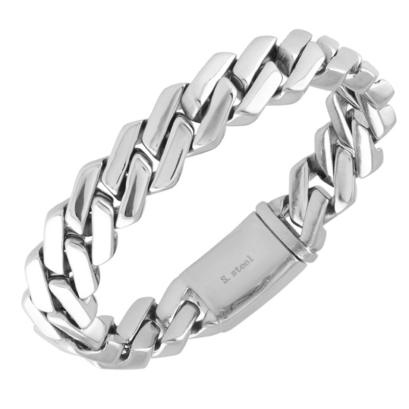 Bransoleta stalowa męska 23cmMoonriver BP21048 Bransoleta stalowa męska 23cmMoonriver BP21048