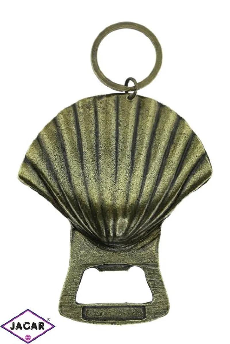 Brelok metalowy - otwieracz - muszla - BM97 Brelok metalowy - otwieracz - muszla - BM97