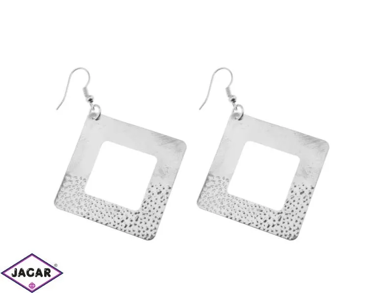 Kolczyki koloru srebrnego - 7cm - EA2771 Kolczyki koloru srebrnego - 7cm - EA2771