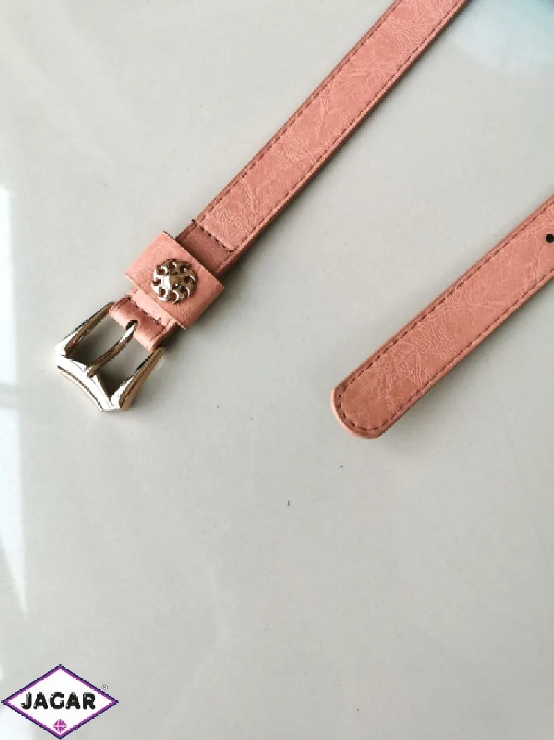 Pasek damski z ekoskóry ze słoneczkiem 2,5cm PE79 Pasek damski z ekoskóry ze słoneczkiem 2,5cm PE79