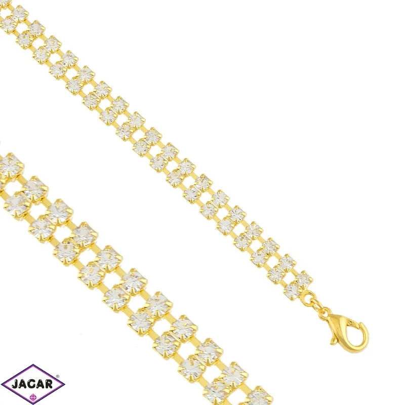 Bransoletka dżetowa dwurzędowa d. 53/89 BRA2429 Bransoletka dżetowa dwurzędowa d. 53/89 BRA2429