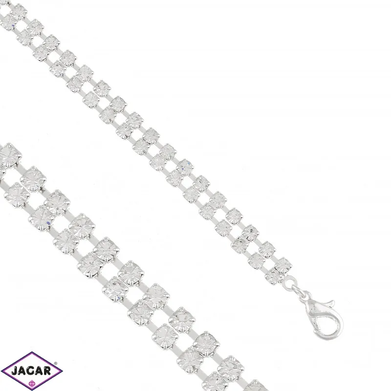 Bransoletka dżetowa dwurzędowa d. 53/89 BRA2430 Bransoletka dżetowa dwurzędowa d. 53/89 BRA2430