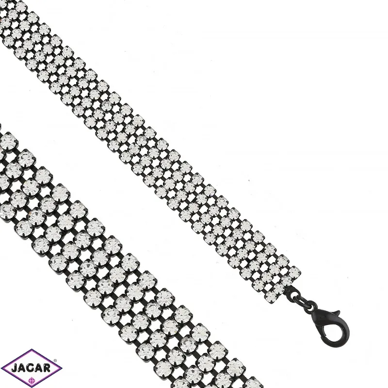 Bransoletka dżetowa czterorzędowa m. 53/75 BRA2440 Bransoletka dżetowa czterorzędowa m. 53/75 BRA2440