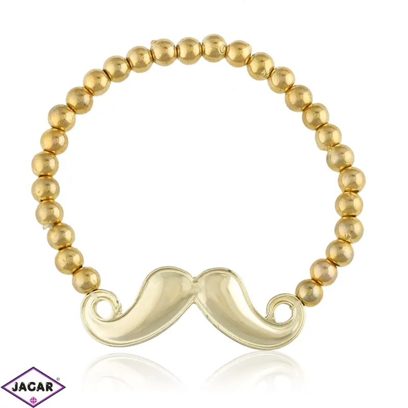 Bransoletka z koralików - moustache - BRA2451 Bransoletka z koralików - moustache - BRA2451