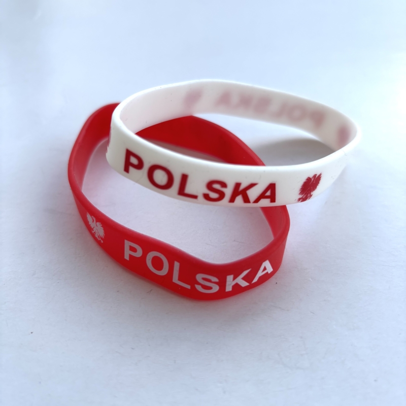 Bransoletka silikonowa - Polska - 12SZT BRA5201