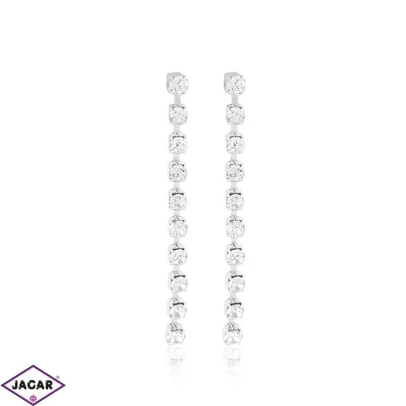 Kolczyki wiszące czeskie dżety 4,5cm 53/93 EA2885 Kolczyki wiszące czeskie dżety 4,5cm 53/93 EA2885