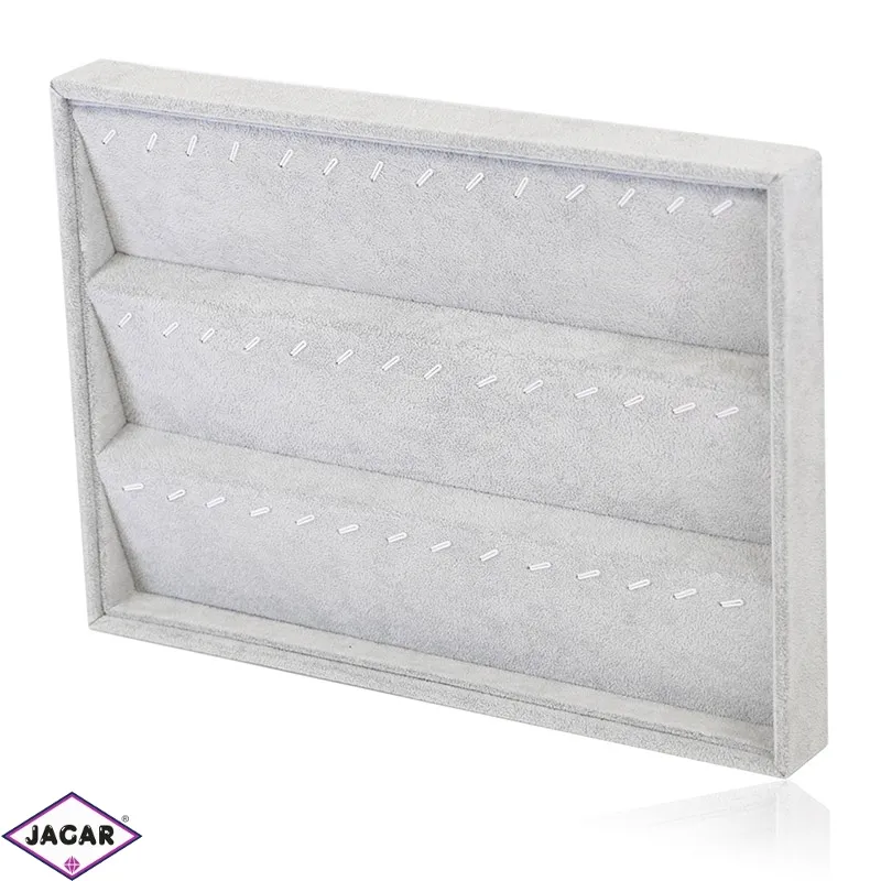 Ekspozytor schodki na kolczyki szary 35x24cm EKS36 Ekspozytor schodki na kolczyki szary 35x24cm EKS36