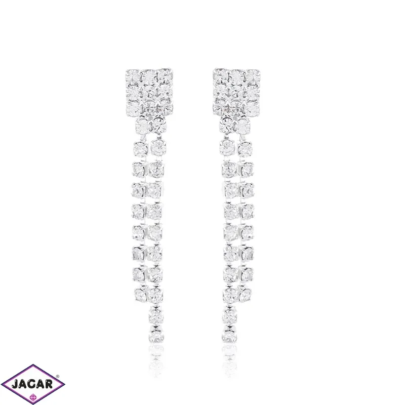 Kolczyki czeskie wiszące dżety 3,5cm 50/96 EA2907 Kolczyki czeskie wiszące dżety 3,5cm 50/96 EA2907