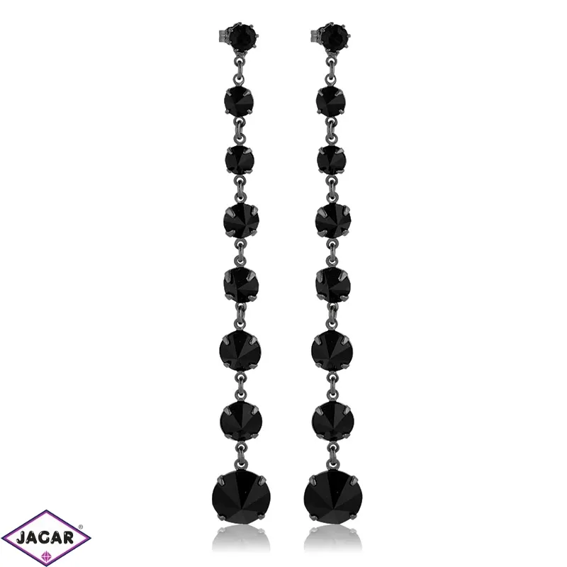 Kolczyki czeskie kryształy black 53/280 EA2985 Kolczyki czeskie kryształy black 53/280 EA2985