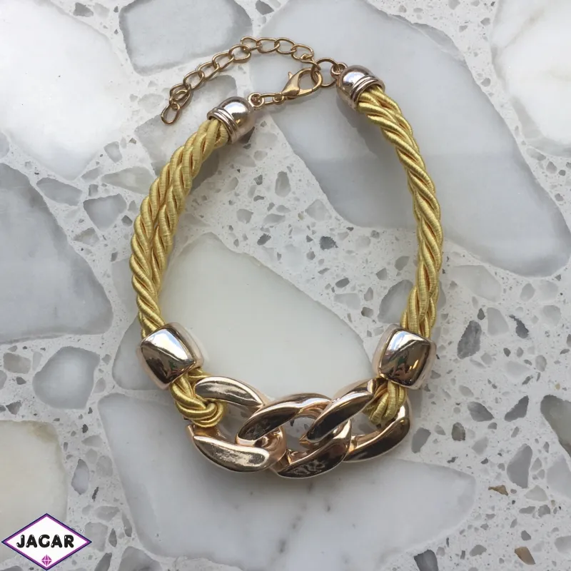 Bransoletka z sznurkach chain - BRA2536 Bransoletka z sznurkach chain - BRA2536