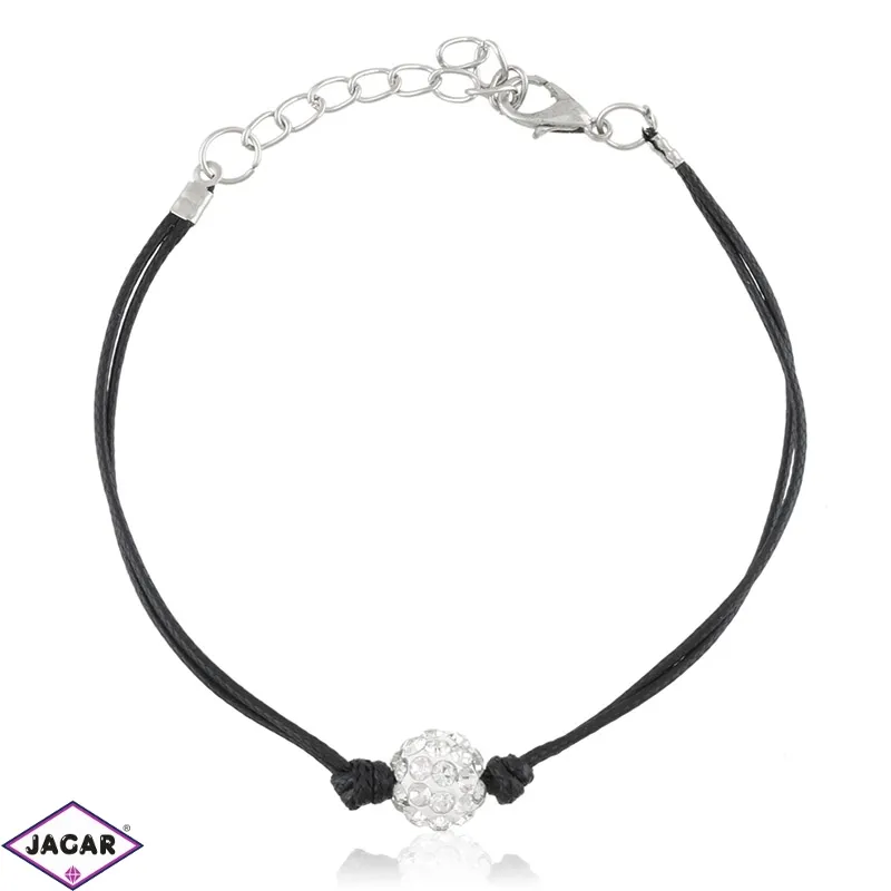 Bransoletka z koralikiem shamballa - BRA2540 Bransoletka z koralikiem shamballa - BRA2540