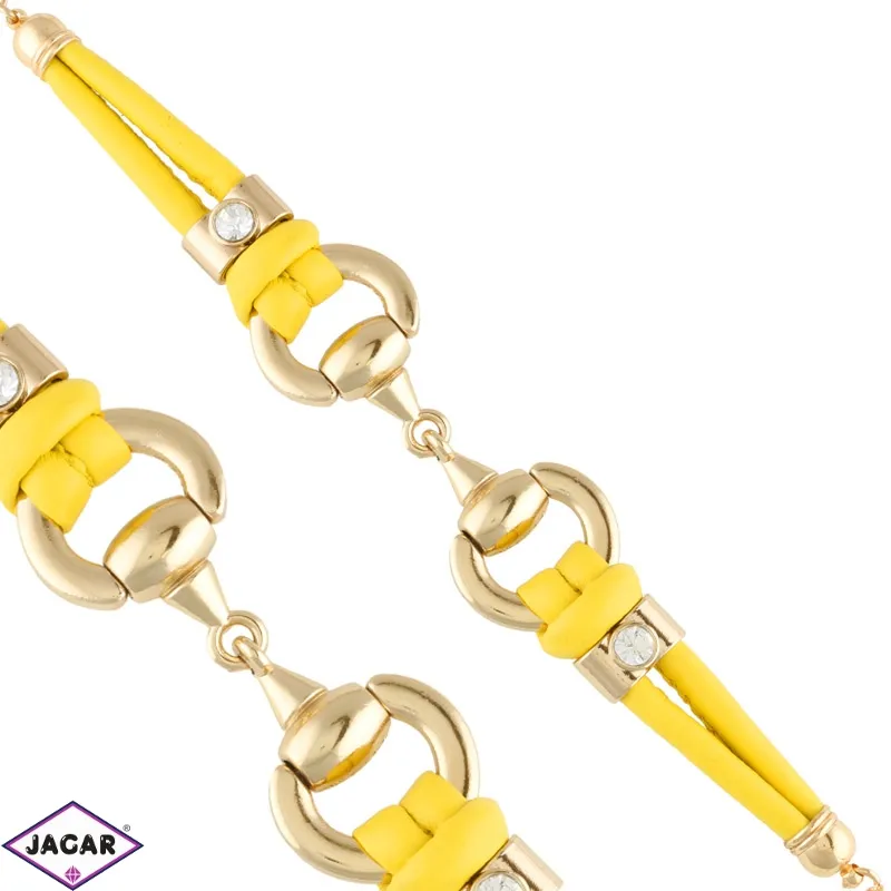 Bransoletka z eko skóry - BRA2570 Bransoletka z eko skóry - BRA2570