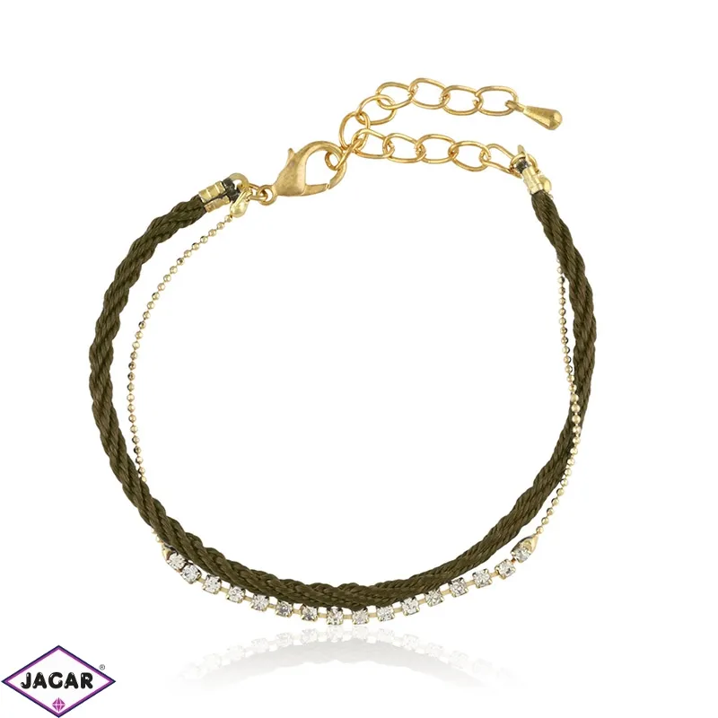 Bransoletka sznurek podwójny - BRA2591 Bransoletka sznurek podwójny - BRA2591