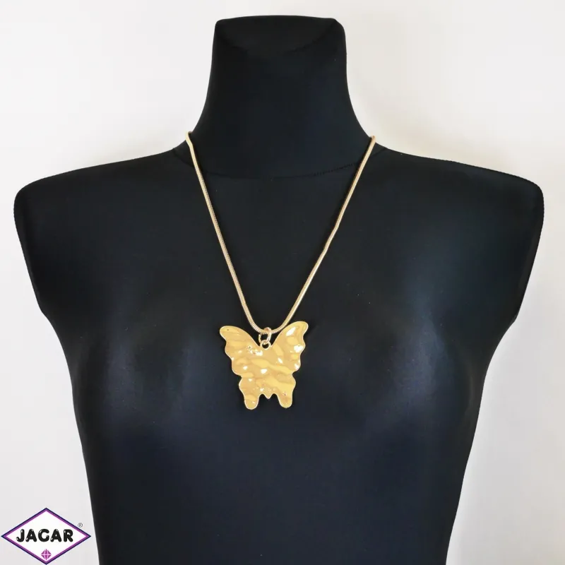 Naszyjnik z wisiorkiem - motyl - NA1743 Naszyjnik z wisiorkiem - motyl - NA1743