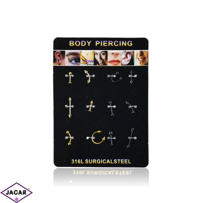 Body Piercing - 12szt/op - PRC40 Body Piercing - 12szt/op - PRC40