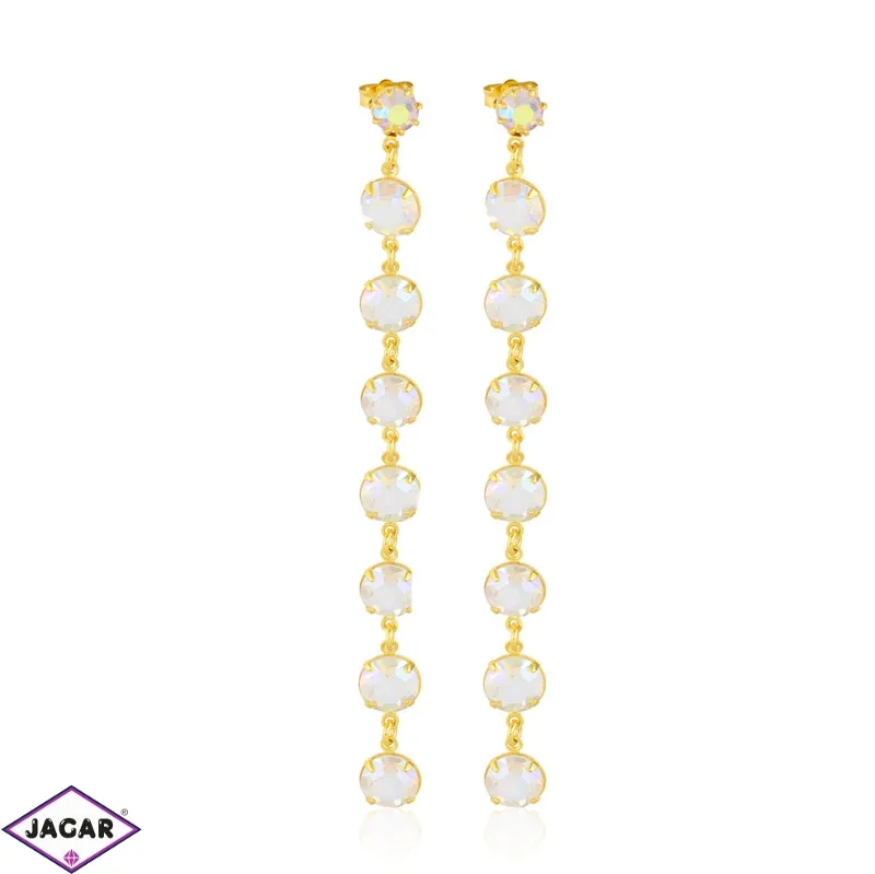 Kolczyki czeskie kryształy opal 63/40 EA3202 Kolczyki czeskie kryształy opal 63/40 EA3202