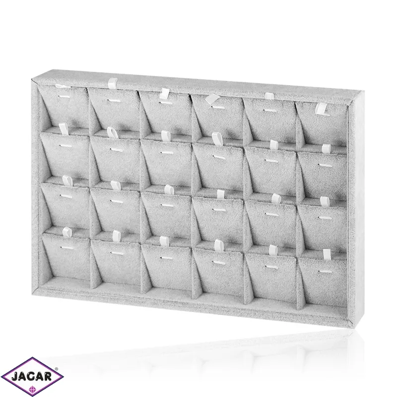 Ekspozytor biżuterii tacka - szara dł:35cm EKS112 Ekspozytor biżuterii tacka - szara dł:35cm EKS112