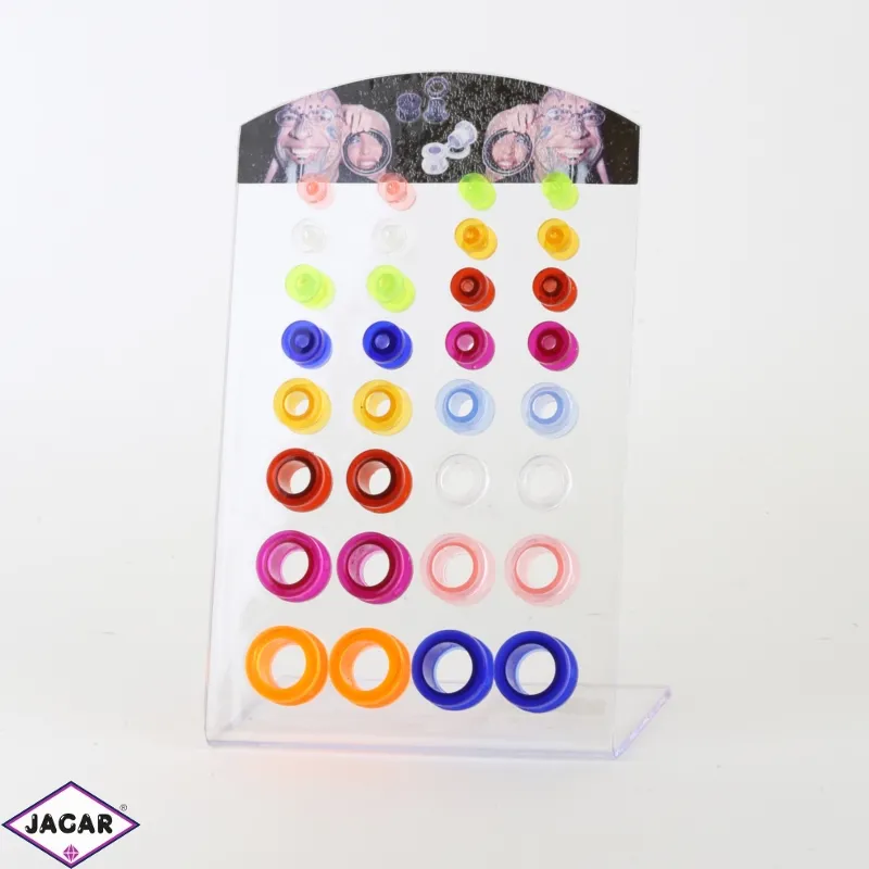 Body Piercing tunele - mix kolorów 32szt/op PRC57