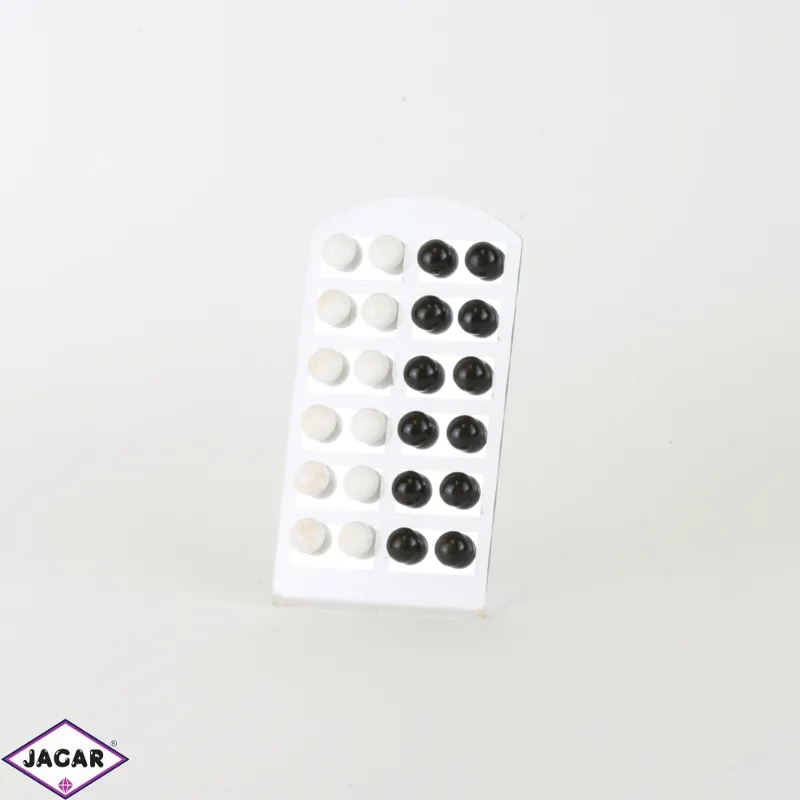 Kolczyki na peletce 12szt - kulki - EA3362 Kolczyki na peletce 12szt - kulki - EA3362