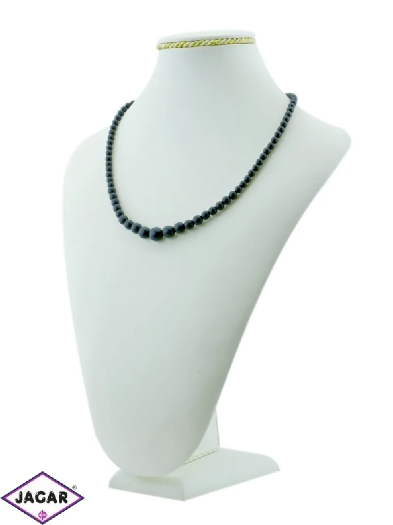 Naszyjnik perła czarna mat -50cm- PER62 - 43/83 Naszyjnik perła czarna mat -50cm- PER62 - 43/83