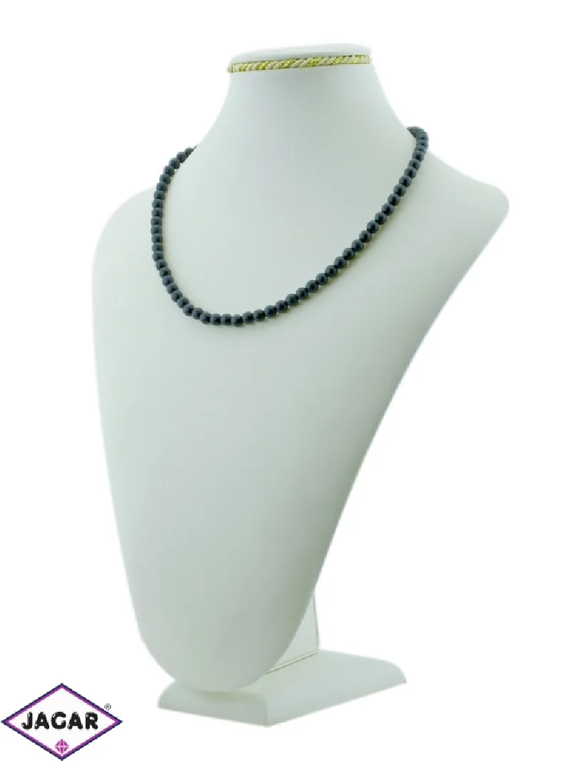 Naszyjnik perła czarna mat -50cm- PER63 - 43/50 Naszyjnik perła czarna mat -50cm- PER63 - 43/50