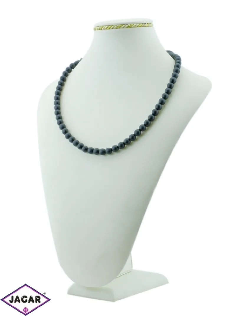 Naszyjnik perła czarna mat -50cm- PER67 - 43/56 Naszyjnik perła czarna mat -50cm- PER67 - 43/56