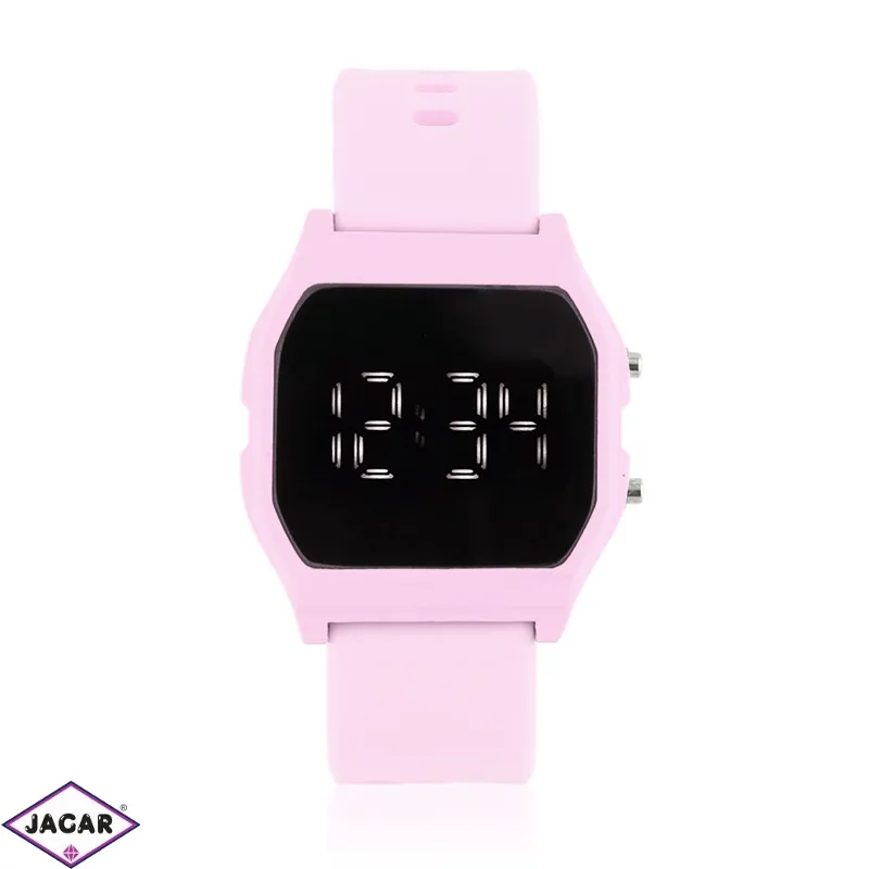 Zegarek LED silikonowy - pink - Z1846 Zegarek LED silikonowy - pink - Z1846