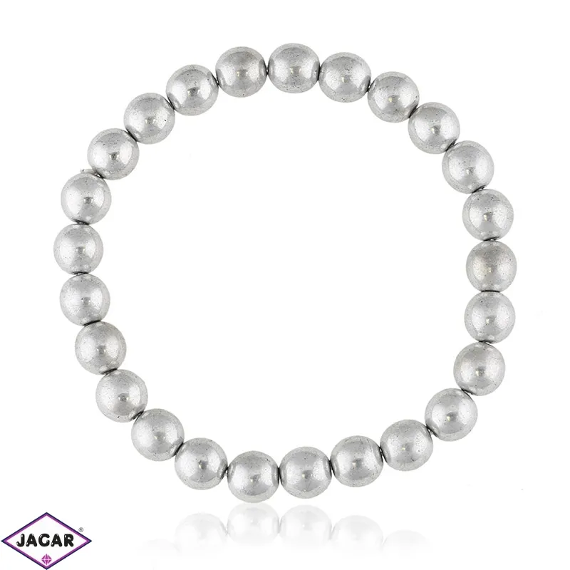Bransoletka czeskie perły srebrne - BRA3022 Bransoletka czeskie perły srebrne - BRA3022