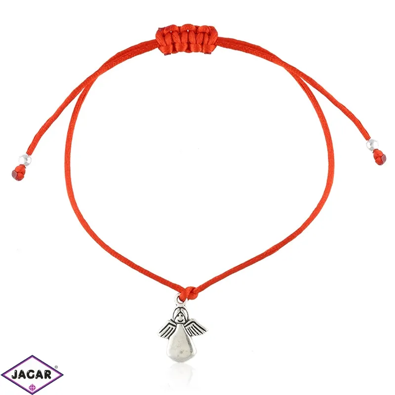 Bransoletka sznurek z aniołkiem - BRA3046 Bransoletka sznurek z aniołkiem - BRA3046