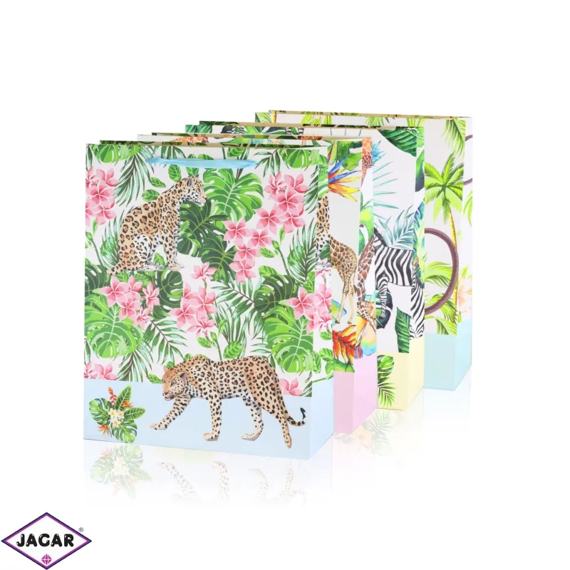 Torebki prezentowe tropical 24x18cm 12szt TP496