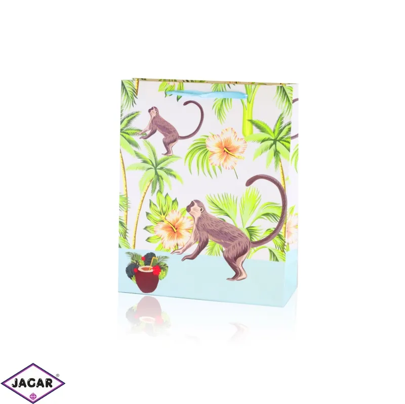 Torebki prezentowe tropical 24x18cm 12szt TP496 Torebki prezentowe tropical 24x18cm 12szt TP496