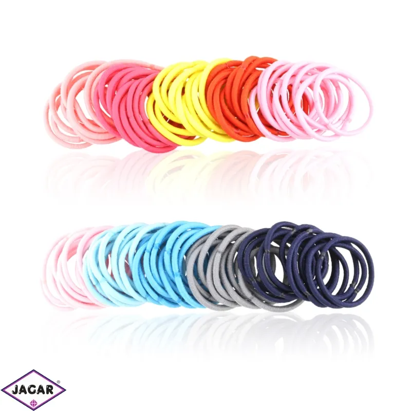 Gumki do włosów mix kolorów 100szt - OG826 Gumki do włosów mix kolorów 100szt - OG826