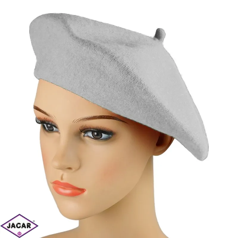 Beret damski Rabionek - jasny szary - RB53 Beret damski Rabionek - jasny szary - RB53