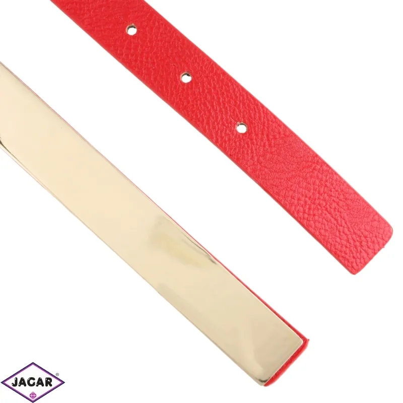 Pasek damski z blaszką eko skóra - BL150 Pasek damski z blaszką eko skóra - BL150