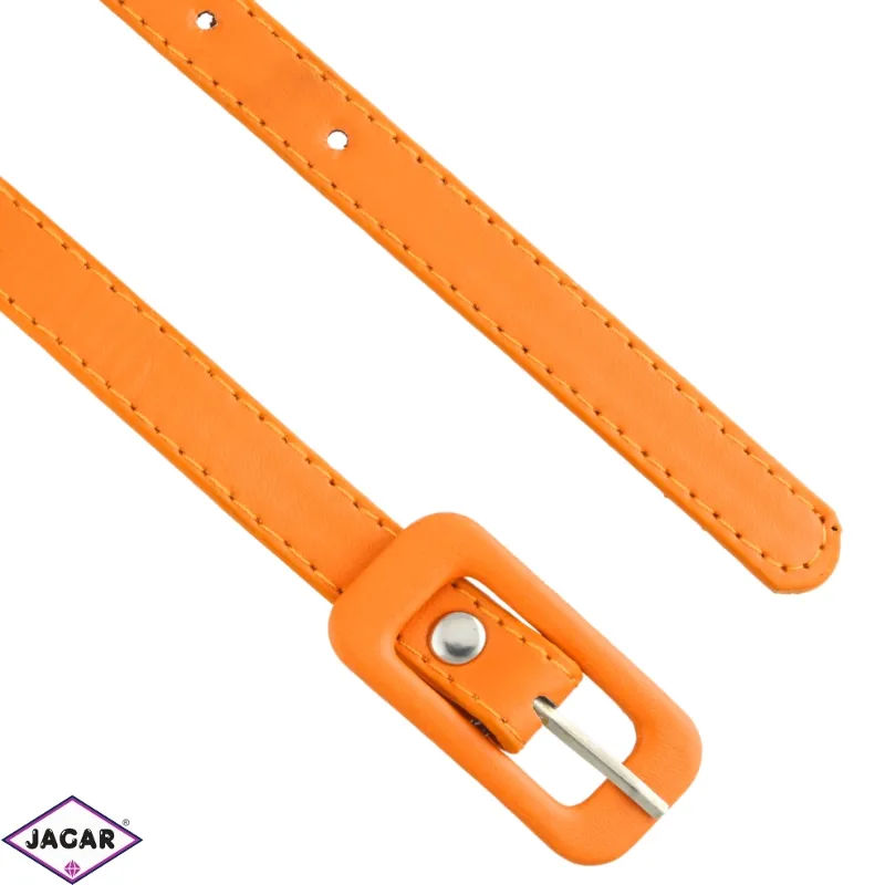 Pasek damski eko skóra - pomarańczowy 1,5cm BL157 Pasek damski eko skóra - pomarańczowy 1,5cm BL157