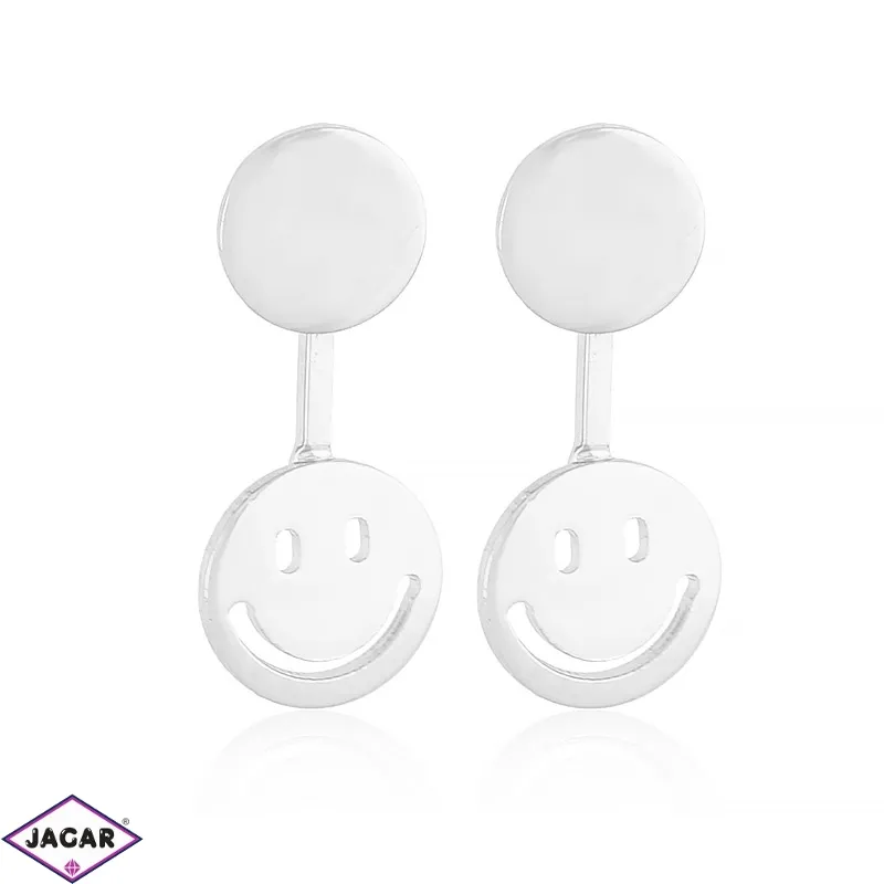 Kolczyki - 2 pary - smile - EA3597 Kolczyki - 2 pary - smile - EA3597
