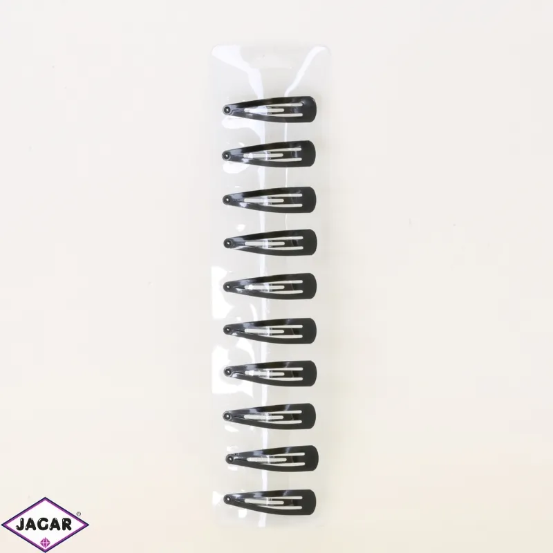 Spinki pyki czarne połysk 4,5cm 12szt/op OS884 Spinki pyki czarne połysk 4,5cm 12szt/op OS884