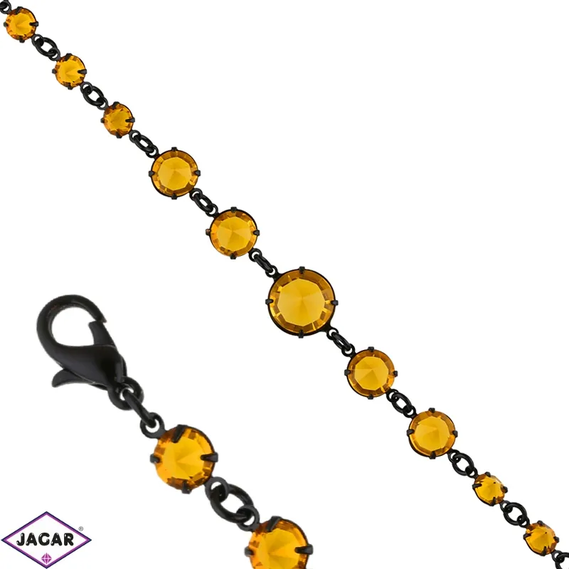 Bransoletka czeskie kryształy - pomarańcz BRA3317 Bransoletka czeskie kryształy - pomarańcz BRA3317