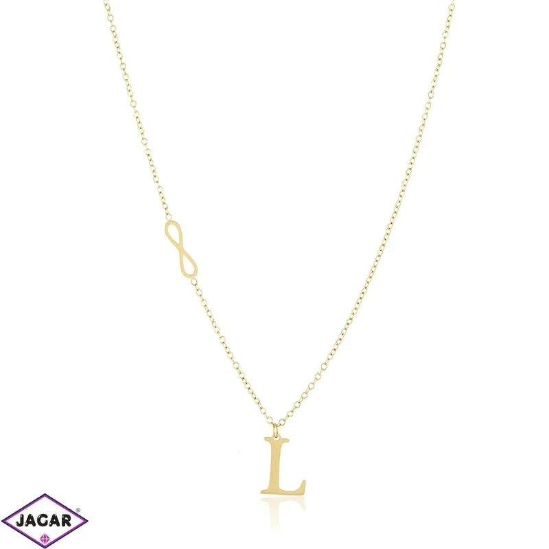 Celebrytka stal z literką - L - Blueberry CP5265 Celebrytka stal z literką - L - Blueberry CP5265
