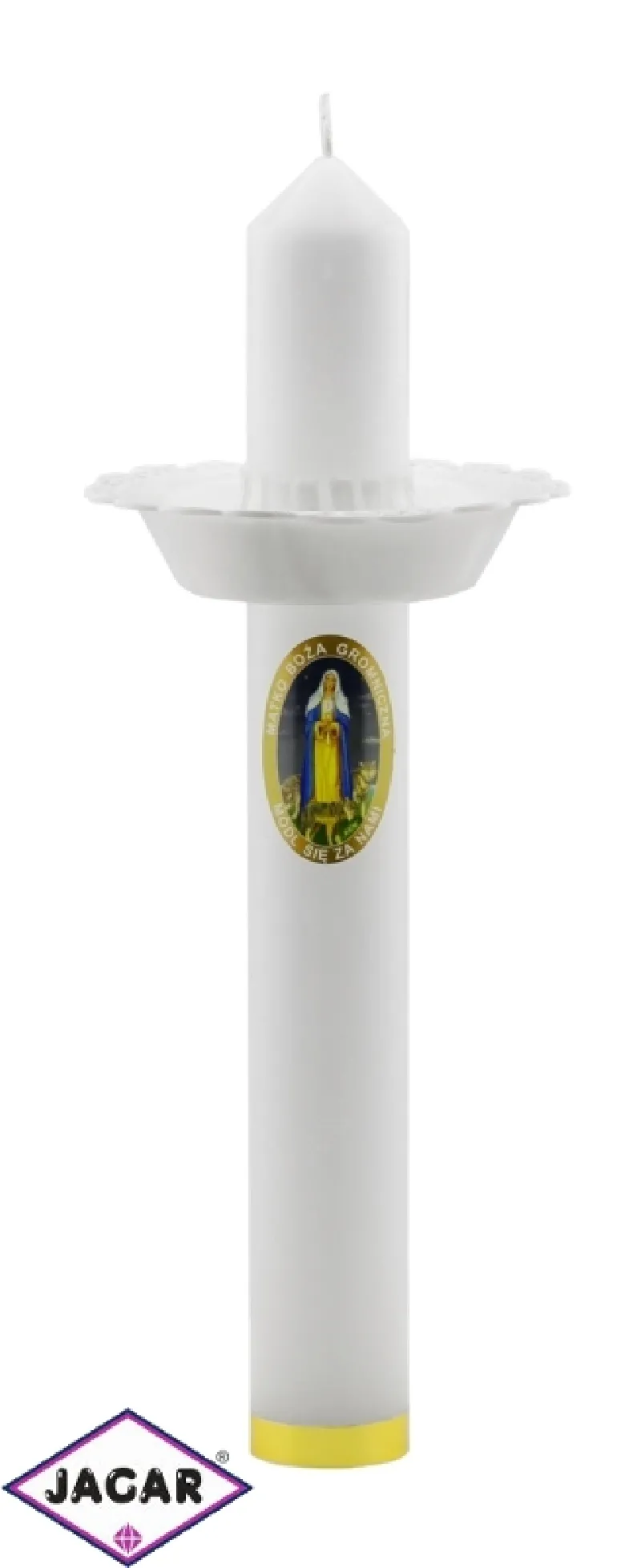 Okapnik do świecy - biały: 7cm 100szt. SG104 Okapnik do świecy - biały: 7cm 100szt. SG104