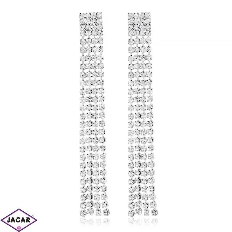 Kolczyki czeskie dżetowe 7,5cm EA3816 Kolczyki czeskie dżetowe 7,5cm EA3816