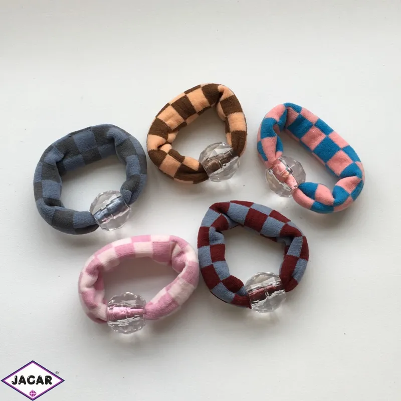 Ozdobna gumka do włosów - mix 12szt.- OG1288 Ozdobna gumka do włosów - mix 12szt.- OG1288