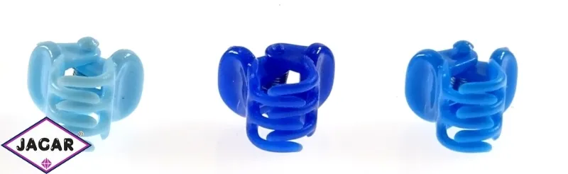 Żabki do włosów - mix blue 1,5cm ZW152 Żabki do włosów - mix blue 1,5cm ZW152