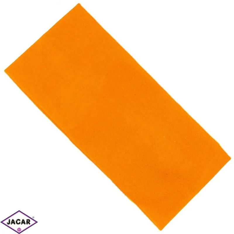Opaska klasyczna lycra 7cm - pomarańczowa OPS1273