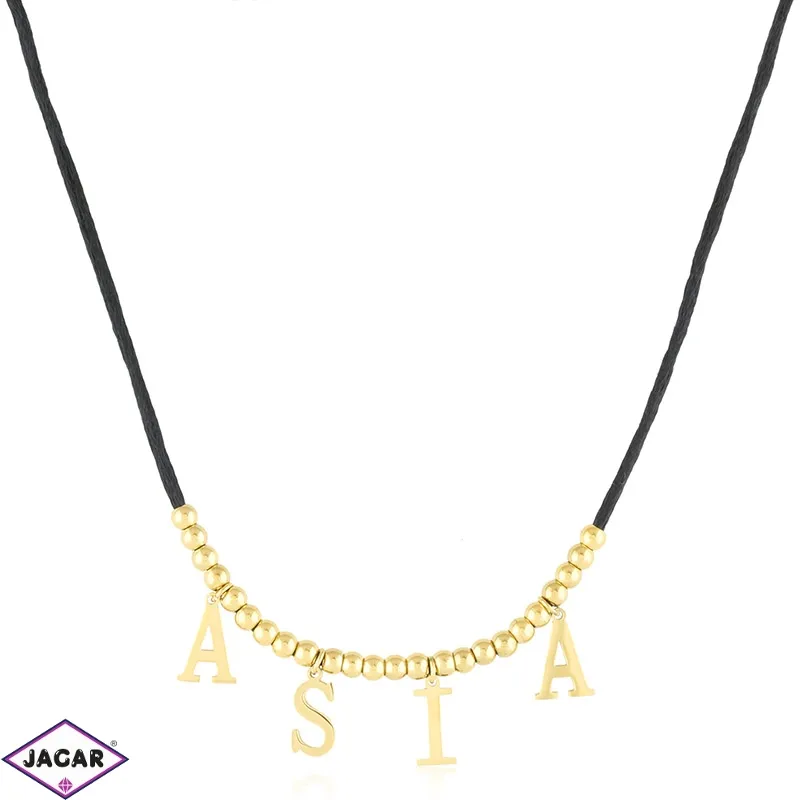 Celebrytka stal na rzemyku Asia Moonriver CP7161 Celebrytka stal na rzemyku Asia Moonriver CP7161