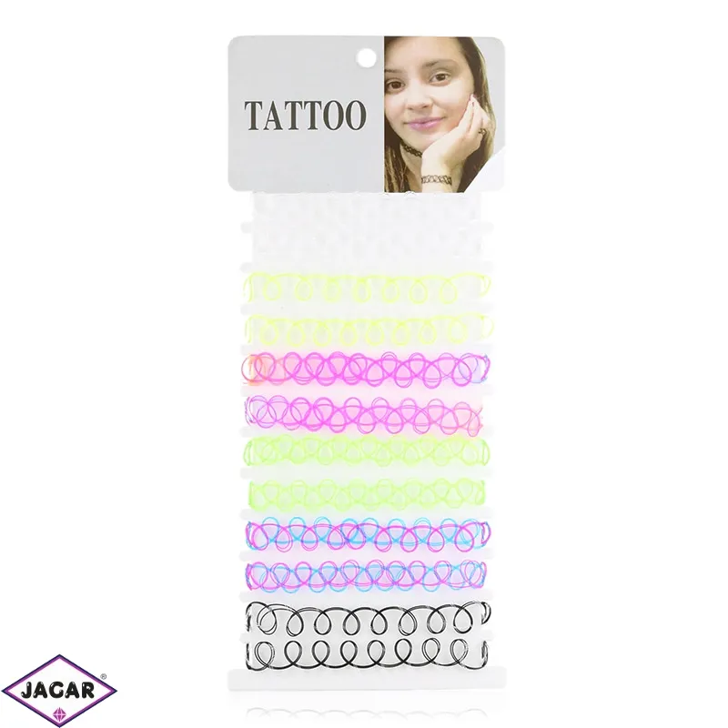 Bransoletki tattoo 12szt BRA3803 Bransoletki tattoo 12szt BRA3803
