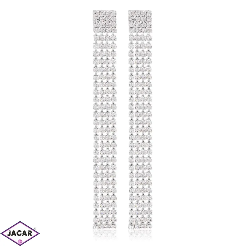 Kolczyki czeskie dżetowe 12cm - EA3984 Kolczyki czeskie dżetowe 12cm - EA3984