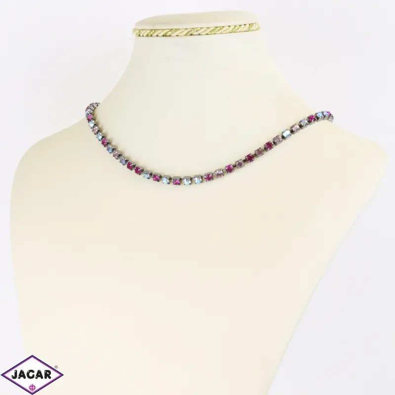 Naszyjnik choker dżety czeskie NA2479 Naszyjnik choker dżety czeskie NA2479