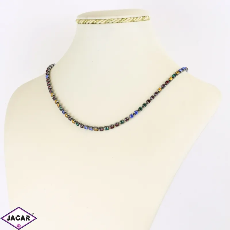 Naszyjnik choker dżety czeskie NA2482 Naszyjnik choker dżety czeskie NA2482