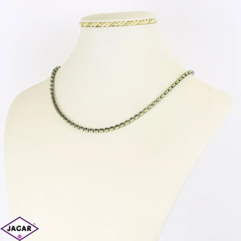 Naszyjnik choker dżety czeskie NA2484 Naszyjnik choker dżety czeskie NA2484